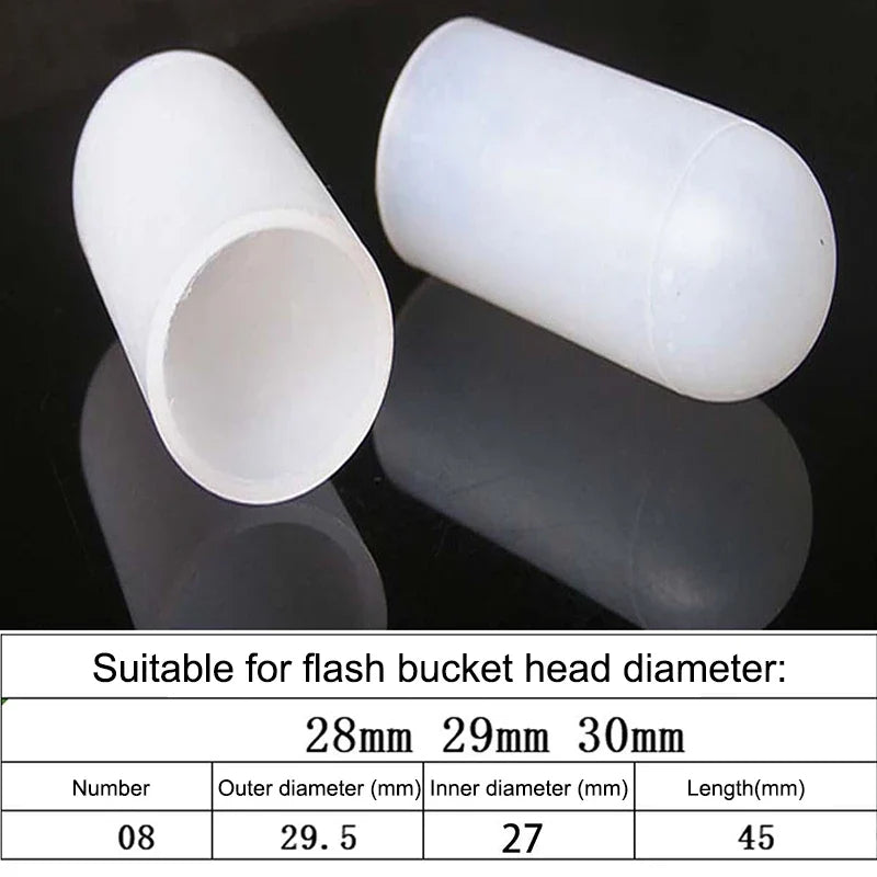 Silicone Elastic Flashlight Lampshade SP31 SP35 IF22A SP36 Flashlight Accessory Qme 28 30mm