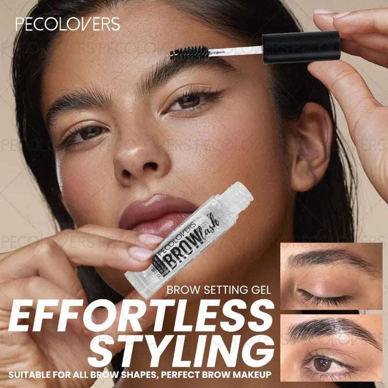 Natural Eyebrow Styling Gel Soap with Brush – Strong Hold Eyebrow Styling Gel Qme
