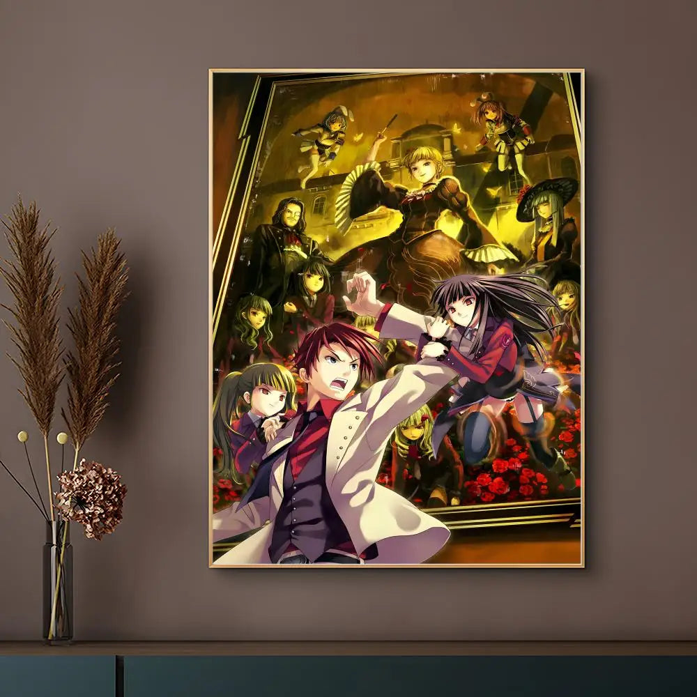 Umineko When They Cry Anime Poster – HD Canvas Wall Art Anime Canvas Poster Qst z6 30x40cm Unframed