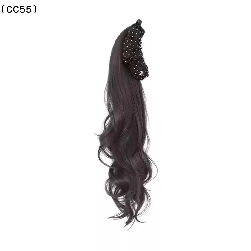 Claw Clip Ponytail Extension – Deep Wave Volume & Thickness Clip-On Hair Extension Qst