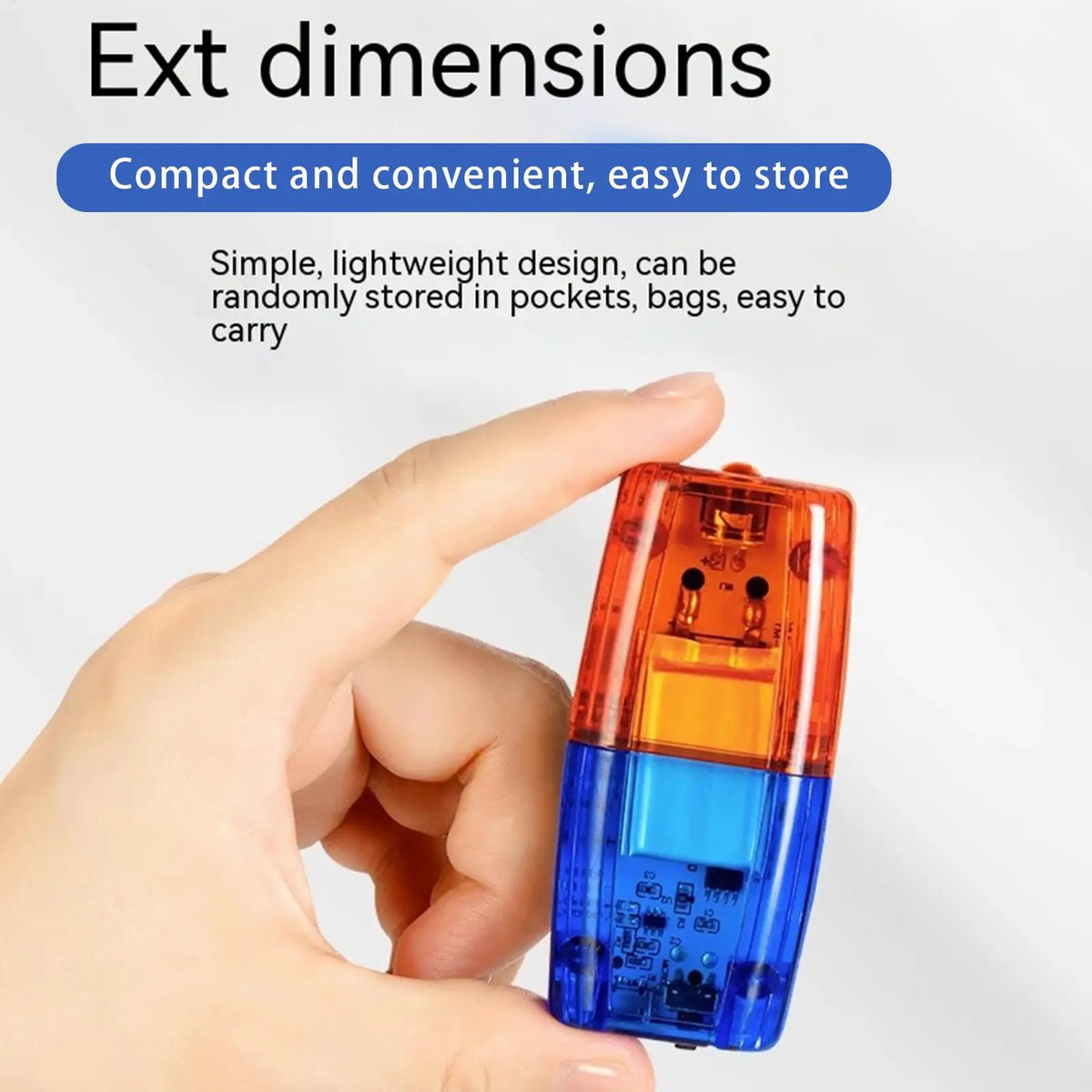 Rechargeable Safety Flashing Clip Light USB LED Waterproof LED Safety Clip Light Qme