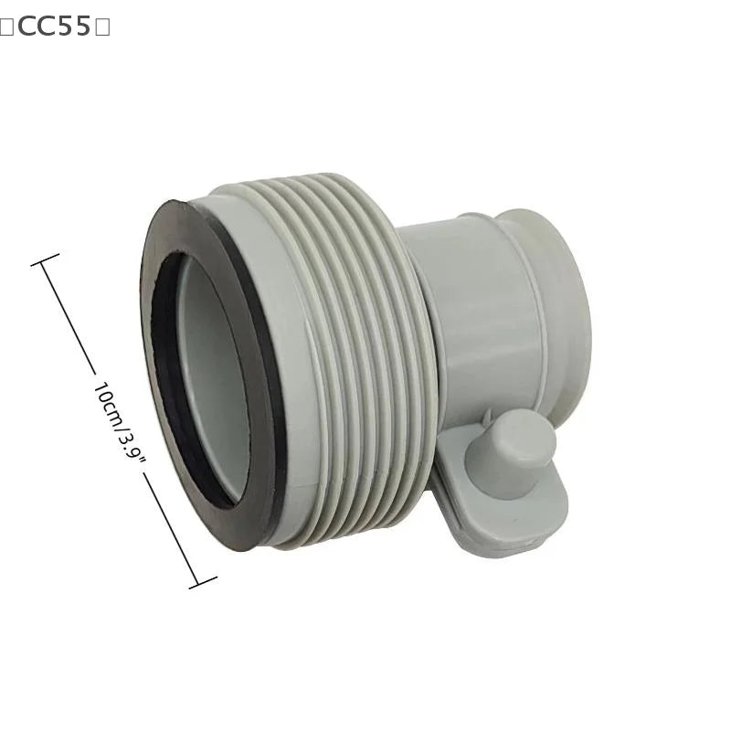 Pool Hose Adapter 1.25–1.5 Inch Conversion Kit for Intex Pumps Pool Hose Adapter Qst