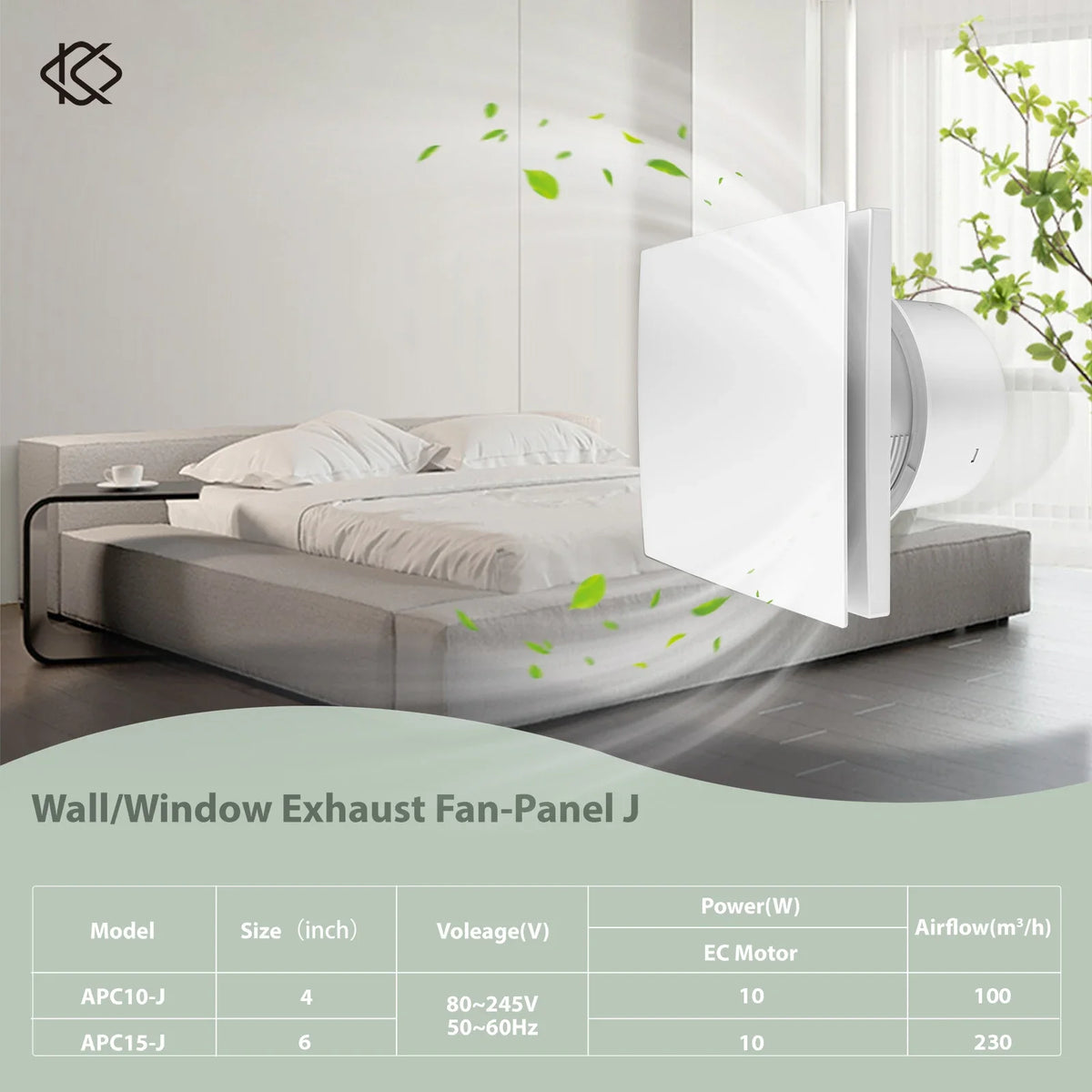 Wall Mount Exhaust Fan 100/150mm Reversible + Remote Control Wall Mount Exhaust Fan Qst