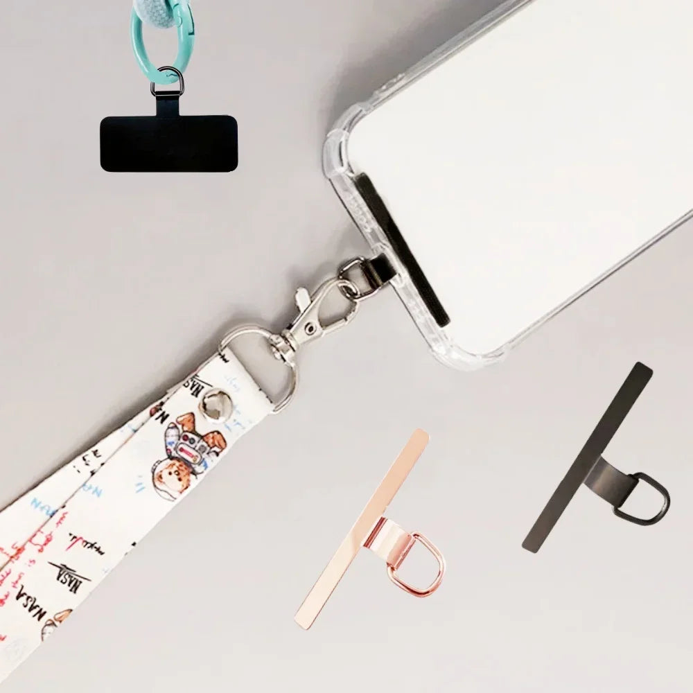 Stainless Steel Ultrathin Phone Lanyard Connector Clip | Qme Phone Lanyard Clip Qme