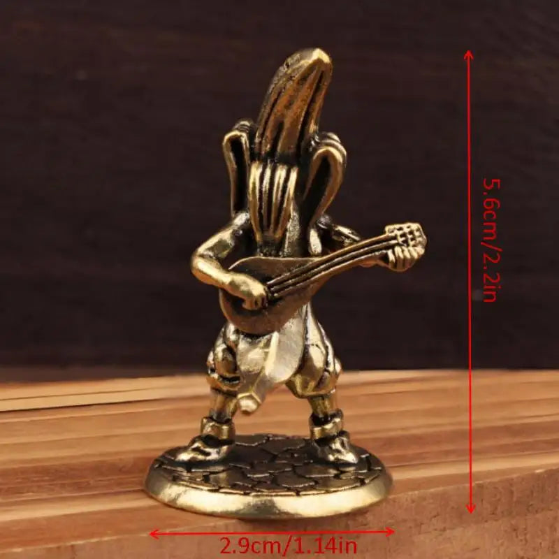 Anime Banana Guitar Man Figurine – Handmade Resin Collectible Collectible Figurine Qme