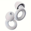Soft Earplugs for Sleep, Swimming, Travel & Bathing Earplugs Qme White