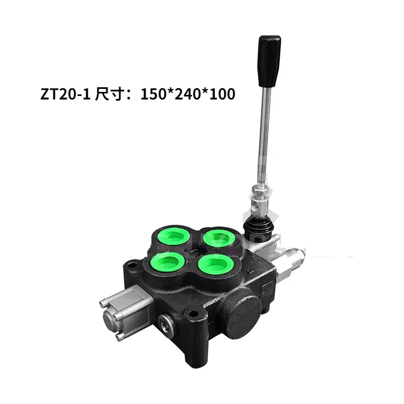 ZT20 Hand Directional Multiway Valve – Forklift Cylinder Control Hydraulic Directional Valve Qst