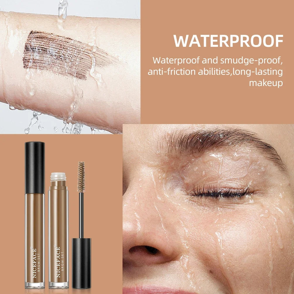 NICEFACE Waterproof Eyebrow Pomade Gel | Long-Lasting Brow Cream Eyebrow Pomade Gel Qme