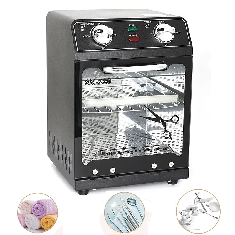 VamsLuna 8L Dry Heat Sterilizer Cabinet for Nail & Salon Tools Nail Tool Sterilizer Qst