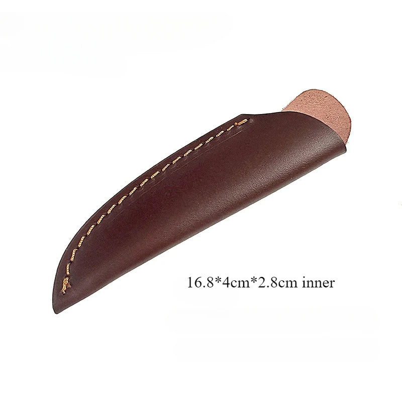 Handmade Cowhide Leather Knife Sheath – Fixed Blade Holster Leather Knife Sheath Qst 30