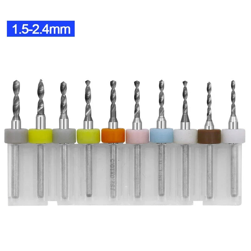 Tungsten Carbide PCB Drill Bits | Multi-Size CNC Micro Set PCB Micro Drill Bits Qme A3