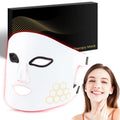 Hello Face M100 LED Light Therapy Mask – Red Blue Infrared LED Therapy Mask Qst White LED MASK