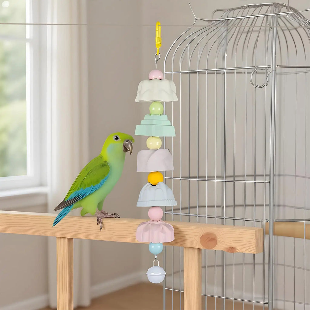 Bird Chewing Grinding Toy for Conures Parakeets & Parrots Bird Chewing Toy Qme