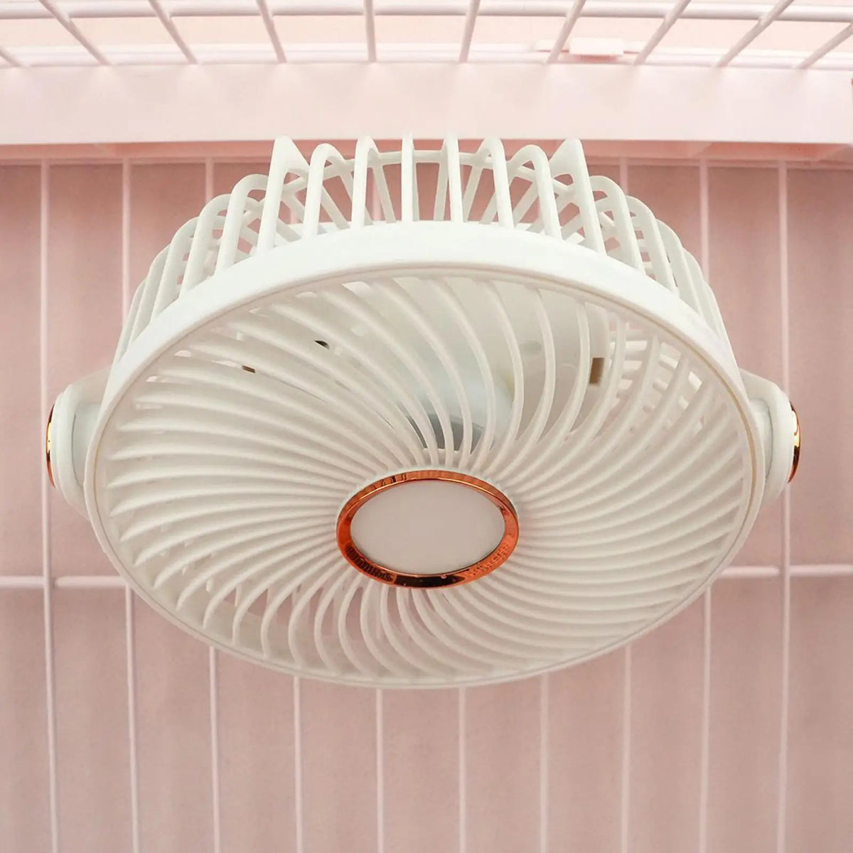 Portable USB Rechargeable Pet Cage Cooling Fan – No-Drill Pet Cage Cooling Fan Qme