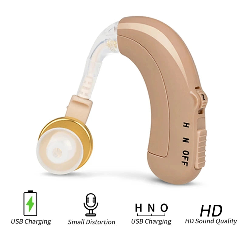 XceeFit Rechargeable USB Sound Amplifier | Adjustable Tone Personal Sound Amplifier Qst