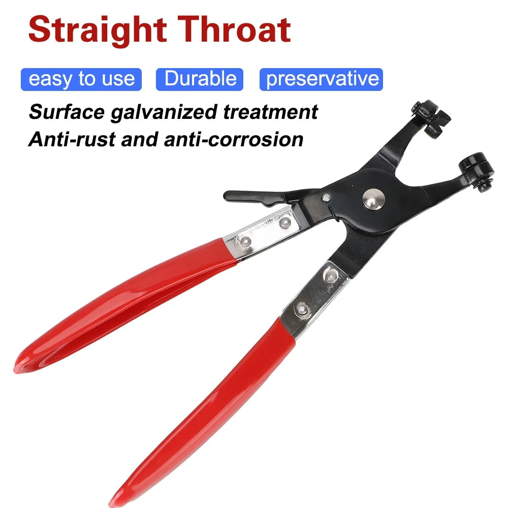 Hose Clamp Removal Pliers – Flat Band Ring & Tube Clamp Tool Hose Clamp Pliers Qme