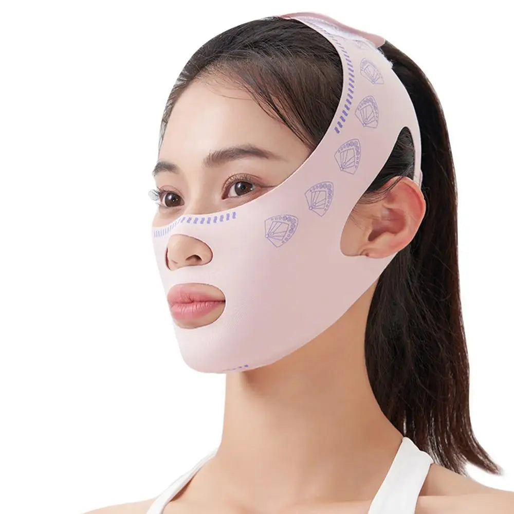 V Line Chin Up Sculpting Sleep Mask – Jawline Contouring Face Sculpting Mask Qme