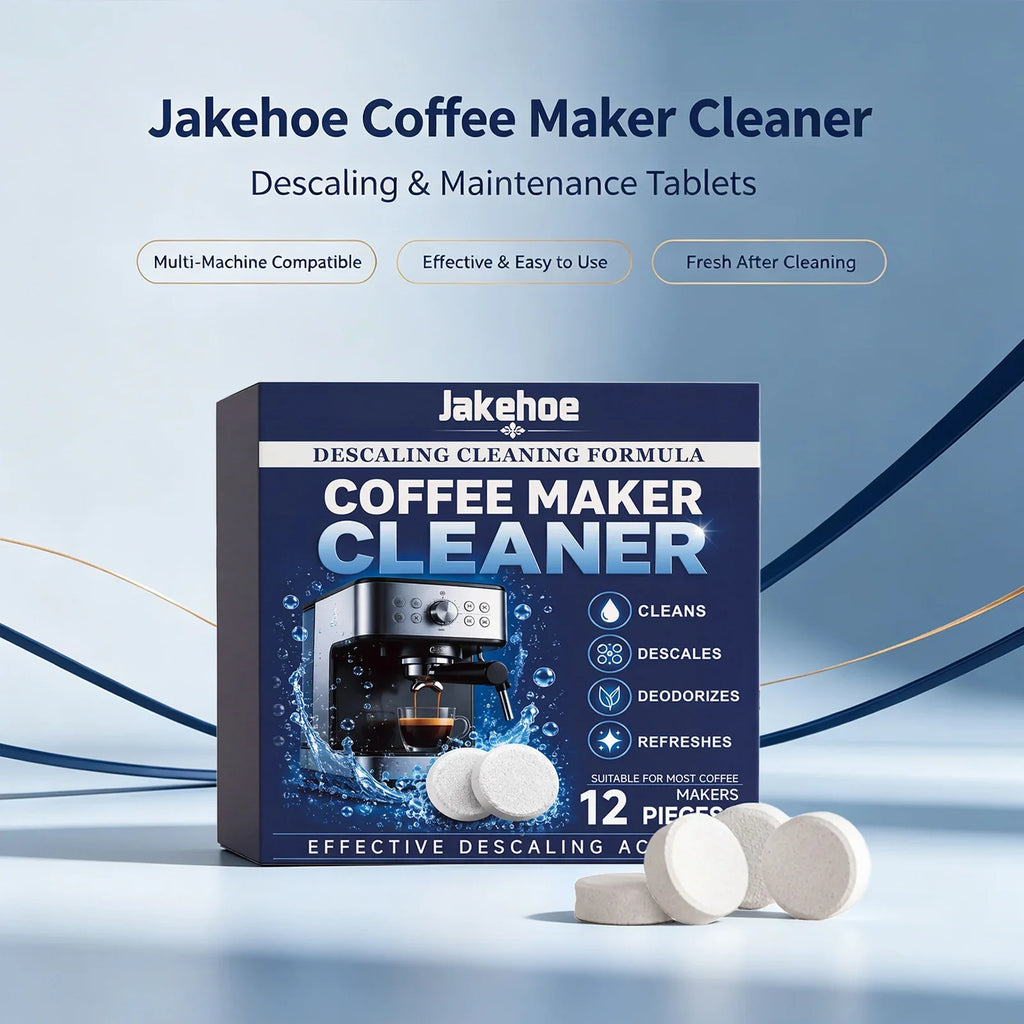 Coffee Maker Descaling Tablets – Clean, Deodorize & Restore Coffee Machine Cleaner Qme