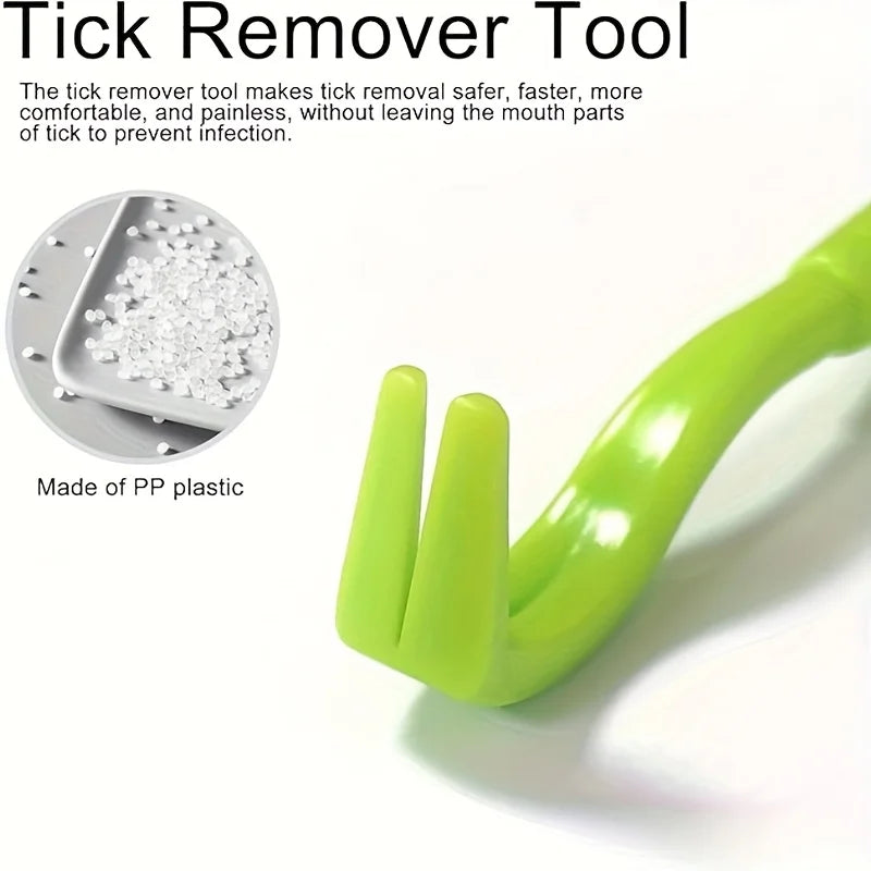 Tick Removal Tool for Dogs & Cats – Safe Pet Extractor Kit Pet Tick Extractor Qme