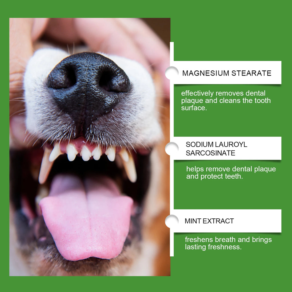 Yegbong Dog Dental Powder 150g – Tartar & Breath Care Pet Dental Powder Qst
