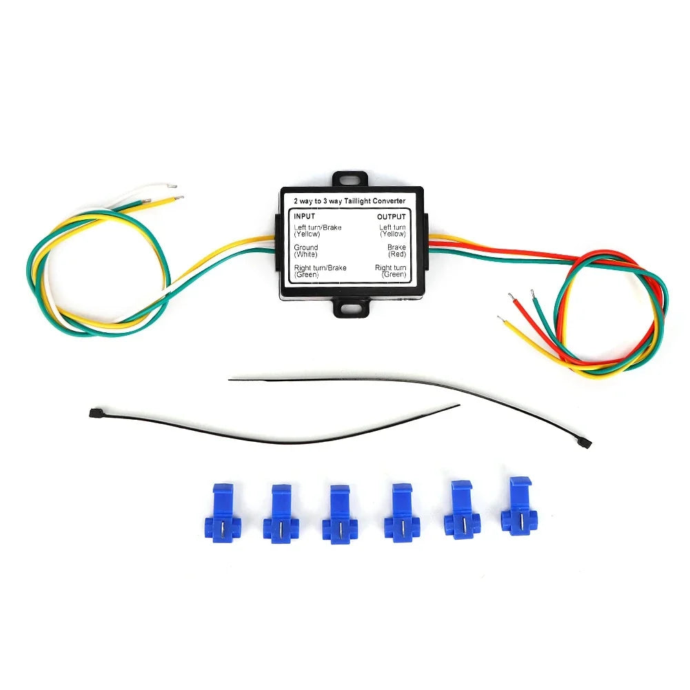 2-to-3 Wire Trailer Converter Splice Harness Adapter | Qme Trailer Wire Converter Qme as pic