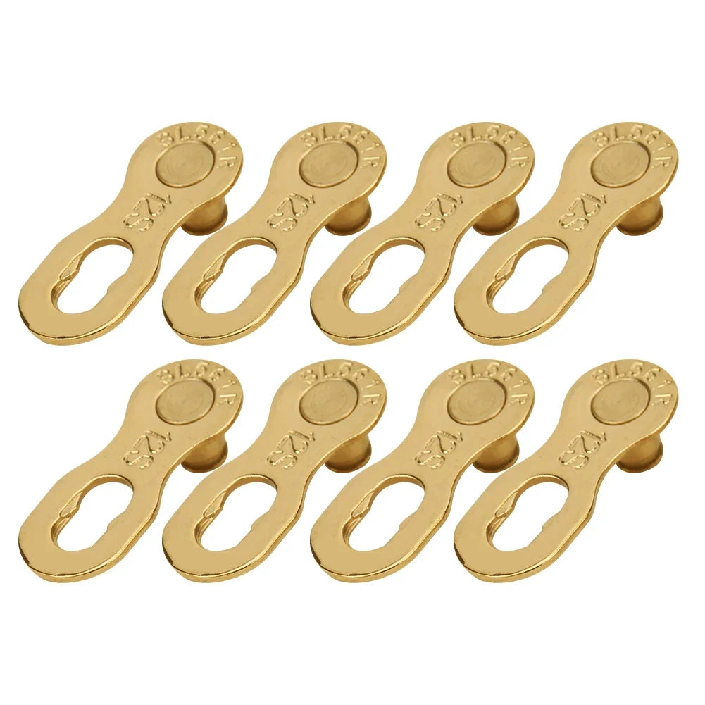 12-Speed Bike Chain Missing Link Connectors – Steel, 4 Pairs Bike Chain Connector Qme