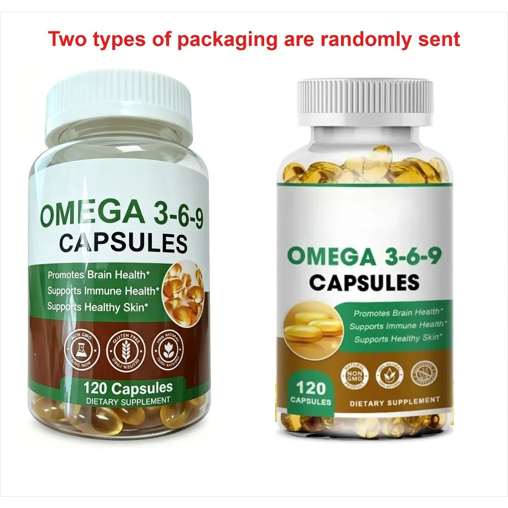 Plant-Based Omega 3-6-9 Softgels – Vegan, 120 Count Omega Supplement Qst