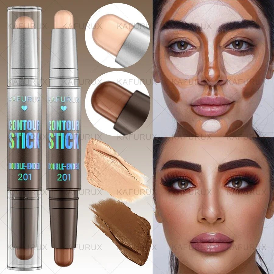 Qme Dual-Ended Contour Stick – Foundation & Concealer Contour Concealer Stick Qme
