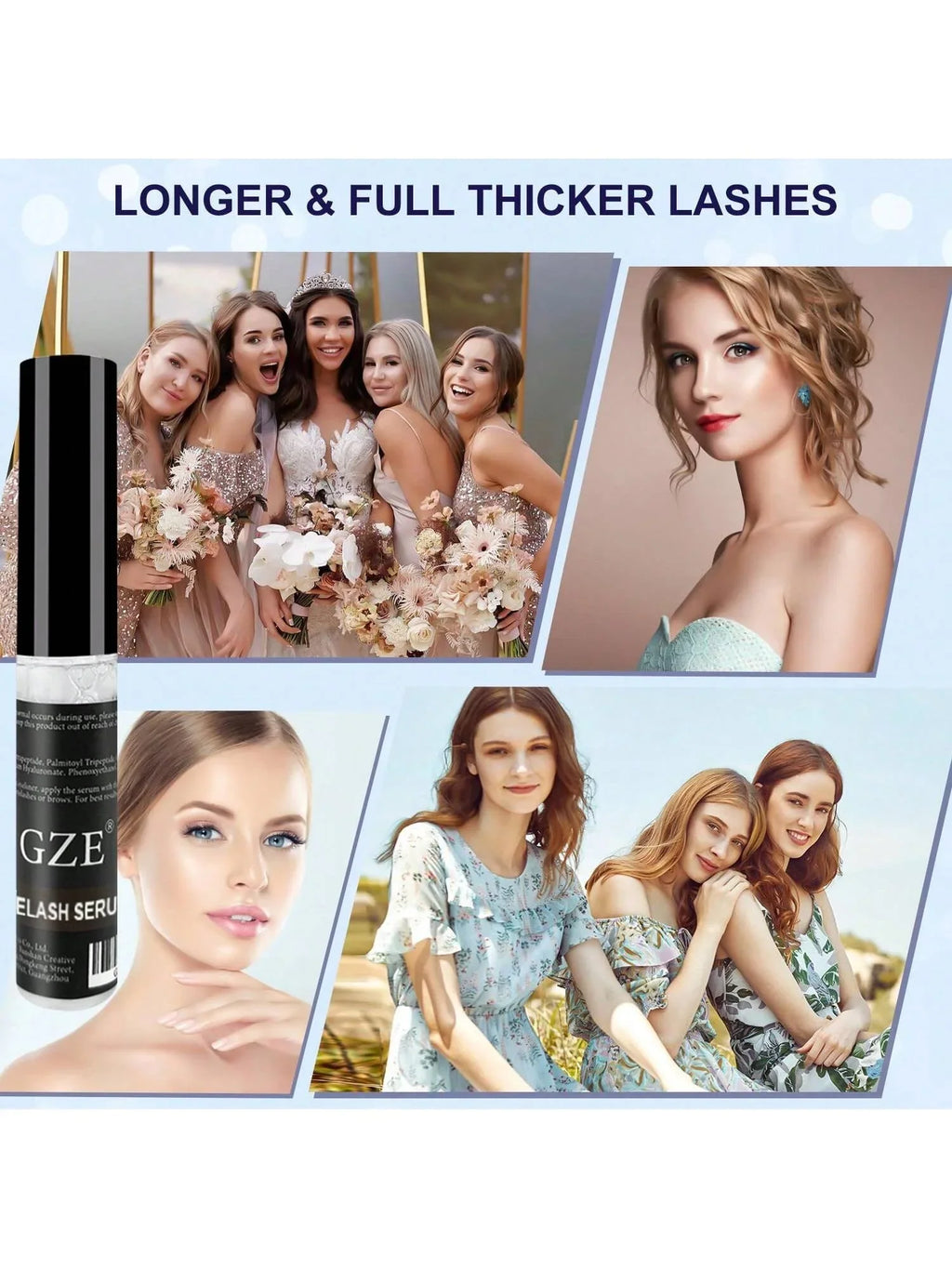 GZE Eyelash Boosting Serum – Fuller, Longer-Looking Lashes Eyelash Boosting Serum Qme