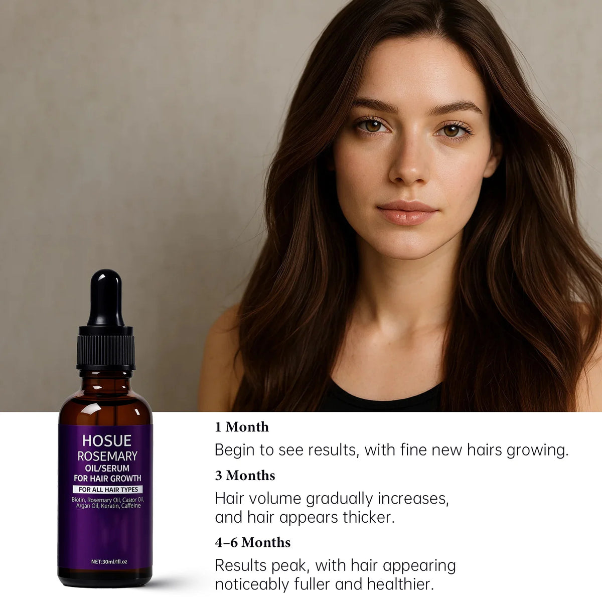 Rosemary Hair Essence Serum – Scalp Treatment & Strengthener Hair Care Serum Qst
