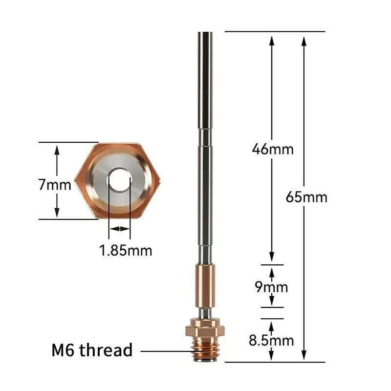 Hardened Steel Hot End Extruder Kit for Prusa i3 MK4 | 3D Printer 3D Printer Extruder Qme