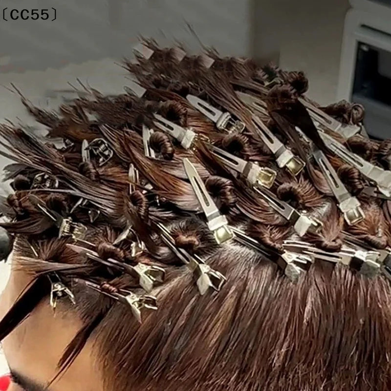 50Pcs Duck Beak Hair Root Positioning Clips Styling Set Hair Styling Clips Qst