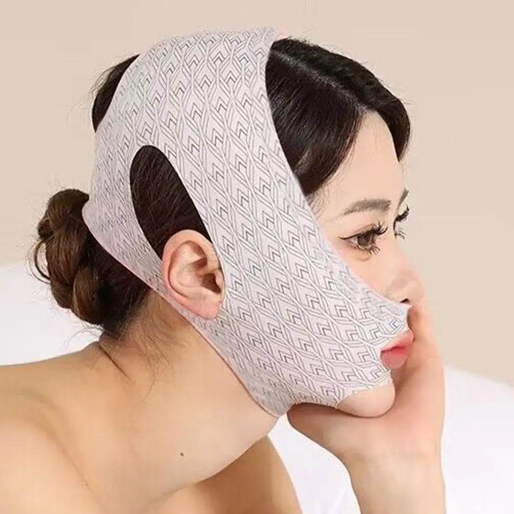 V Line Chin Lifting Mask Face Slimming Bandage Shaper Face Slimming Mask Qme