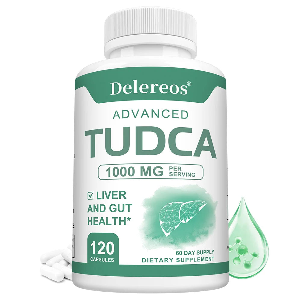 TUDCA Liver Capsules 1000mg – Detox, Cleanse & Gallbladder Support Liver Support Supplement Qst