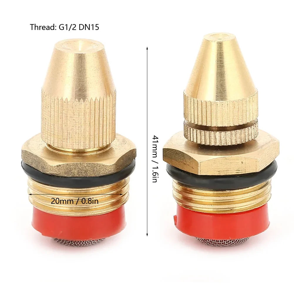 G1/2 DN15 Adjustable Centrifugal Misting Sprinkler Nozzle Misting Sprinkler Nozzle Qme