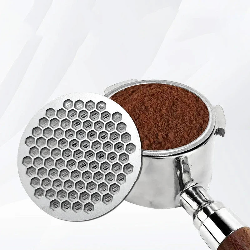 Espresso Puck Screen Filter | 51/53/58.5mm Reusable Steel Espresso Puck Screen Qme
