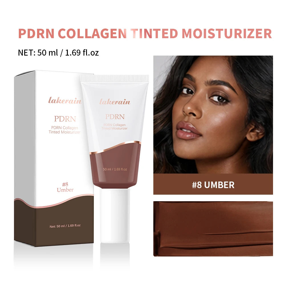 Tinted Collagen Foundation Cream – PDRN, 10 Shades, Pore Blur Tinted Foundation Cream Qst 08