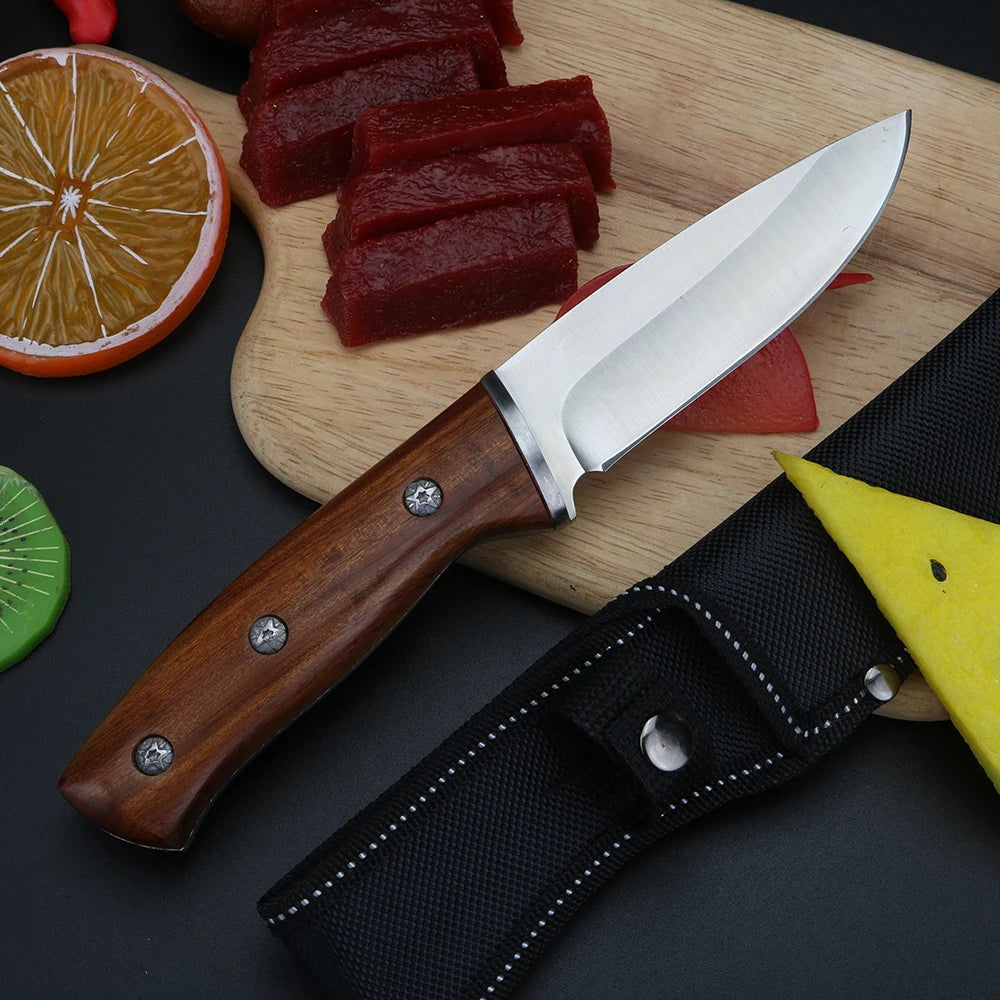 XUANFENG Forged 9CR18 Steel Chef Knife – 9.8" Kitchen Blade Kitchen Chef Knife Qst