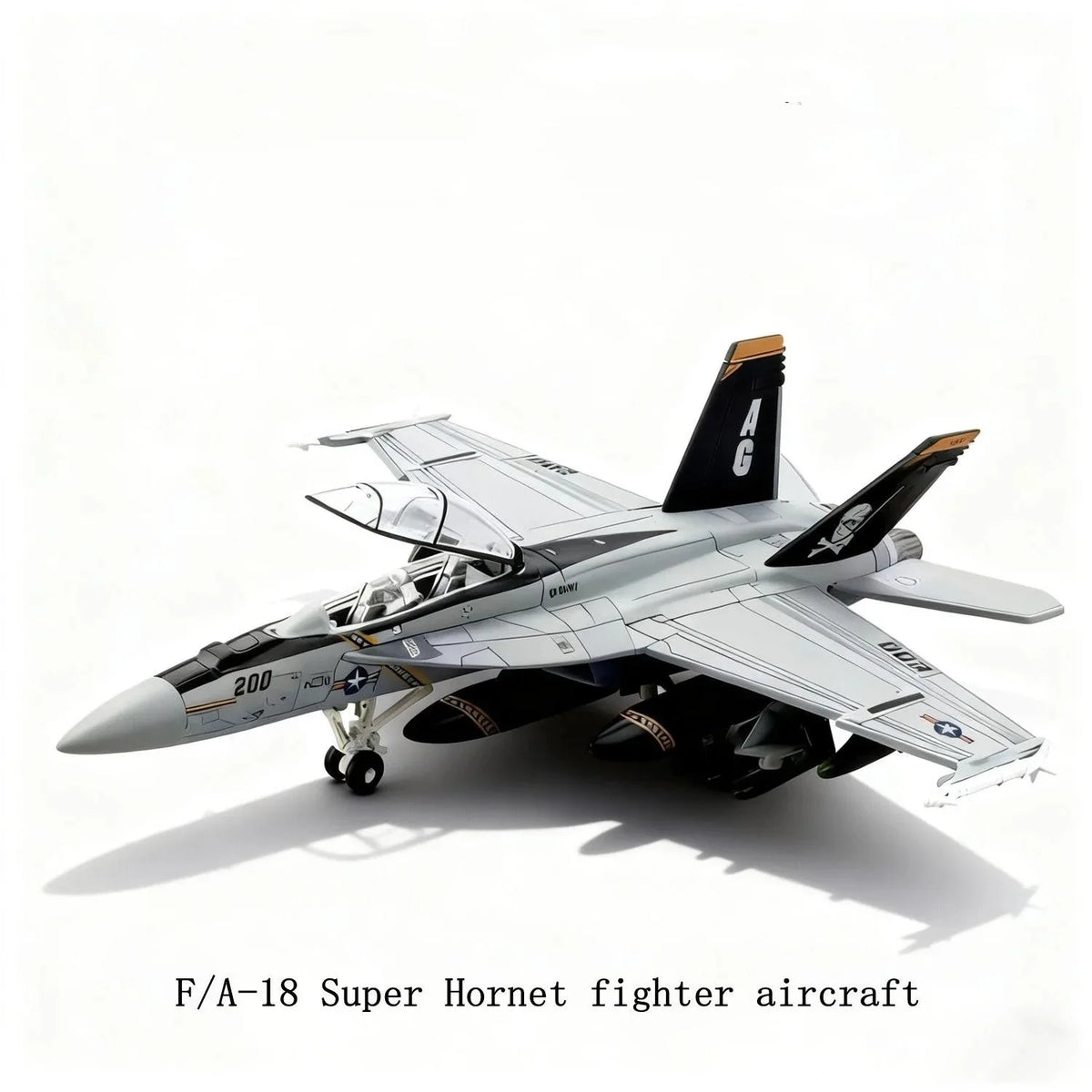 1/72 Scale F/A-18F Super Hornet VF-103 Military Model Toy Scale Model Toy Qme