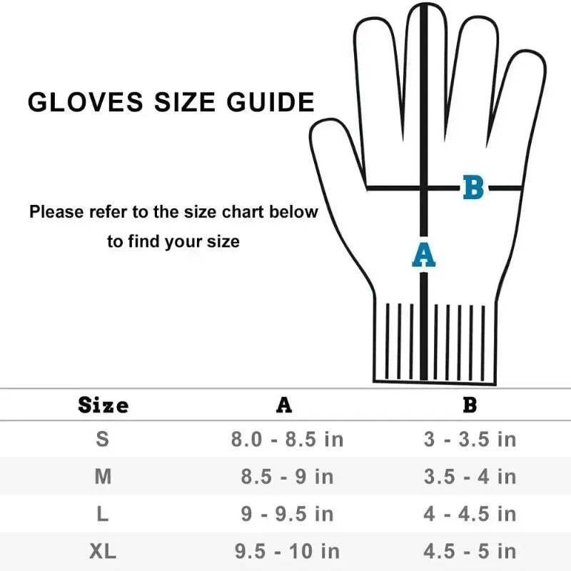 3-Pack Cut Resistant Gloves Food Grade Level 5 Safety Cut Resistant Gloves Qme