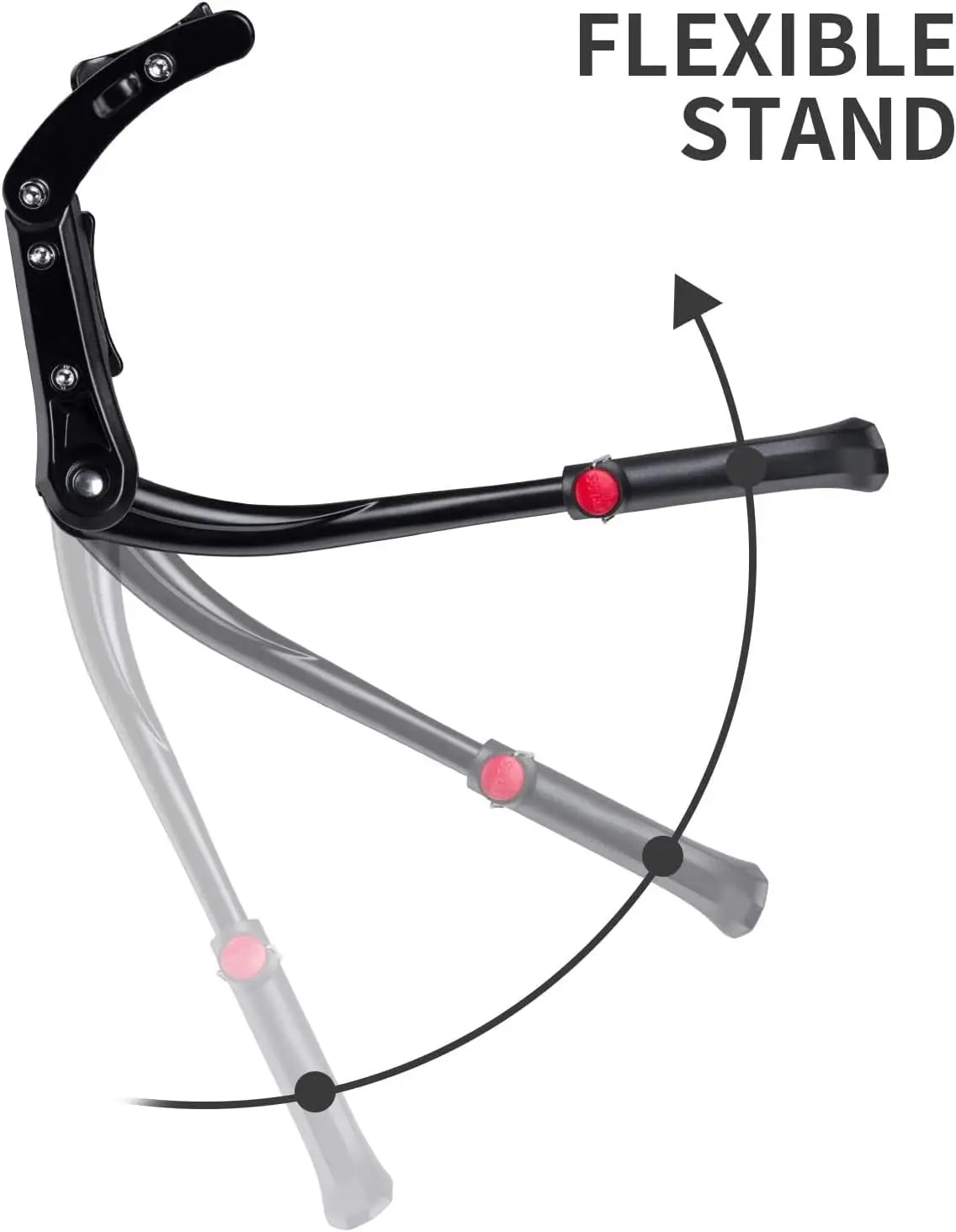 Adjustable Aluminium Rear Bike Kickstand – Universal 24"–29" Bicycle Kickstand Qme