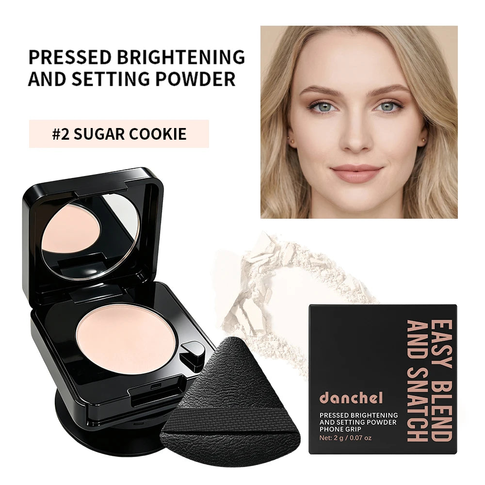 Mini Travel Setting Powder – Oil Control Pressed Powder Compact Setting Powder Compact Qst 02