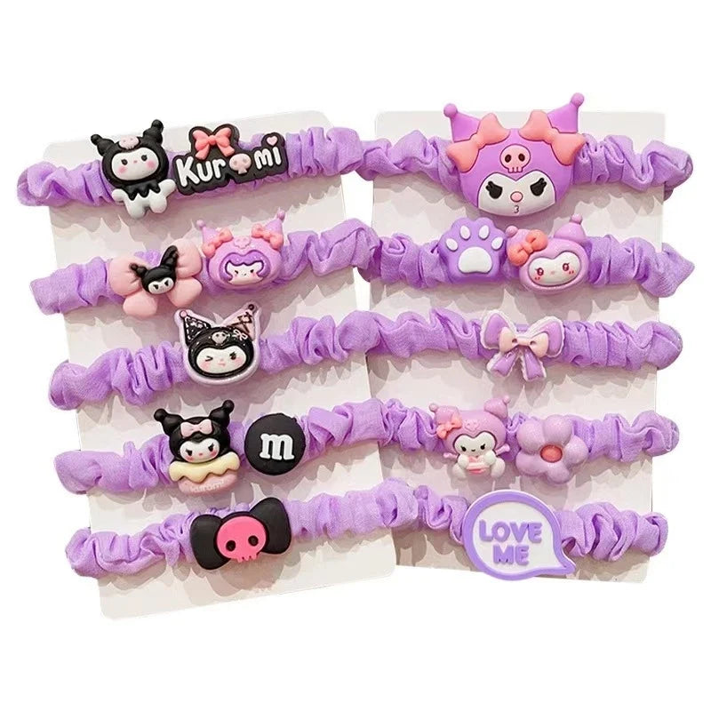 Cartoon Hair Clips & Ties – Cute Gentle PVC Accessories 20 Colors Cartoon Hair Clips Qme