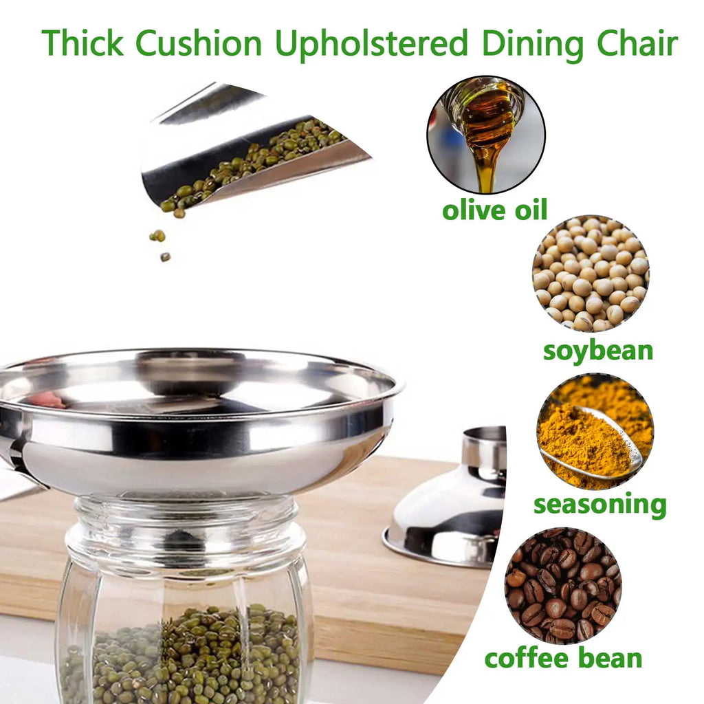 Stainless Steel Canning Funnel with Handle for Mason Jars Canning Funnel Qme