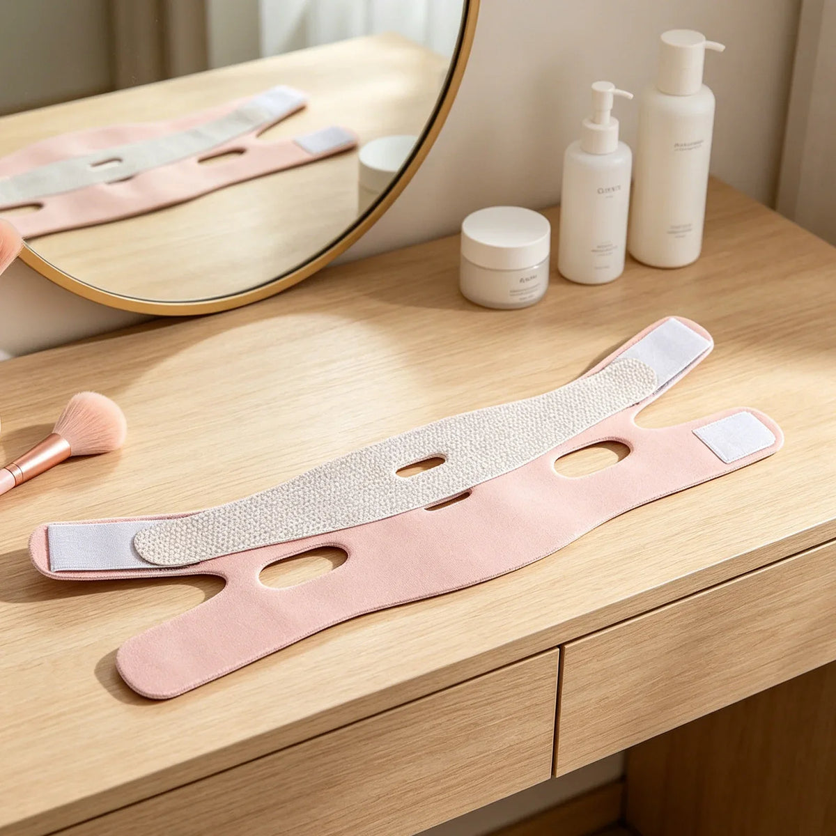 V-Shape Face Lifting Chin Strap – Firming & Shaping Bandage Face Lifting Bandage Qme