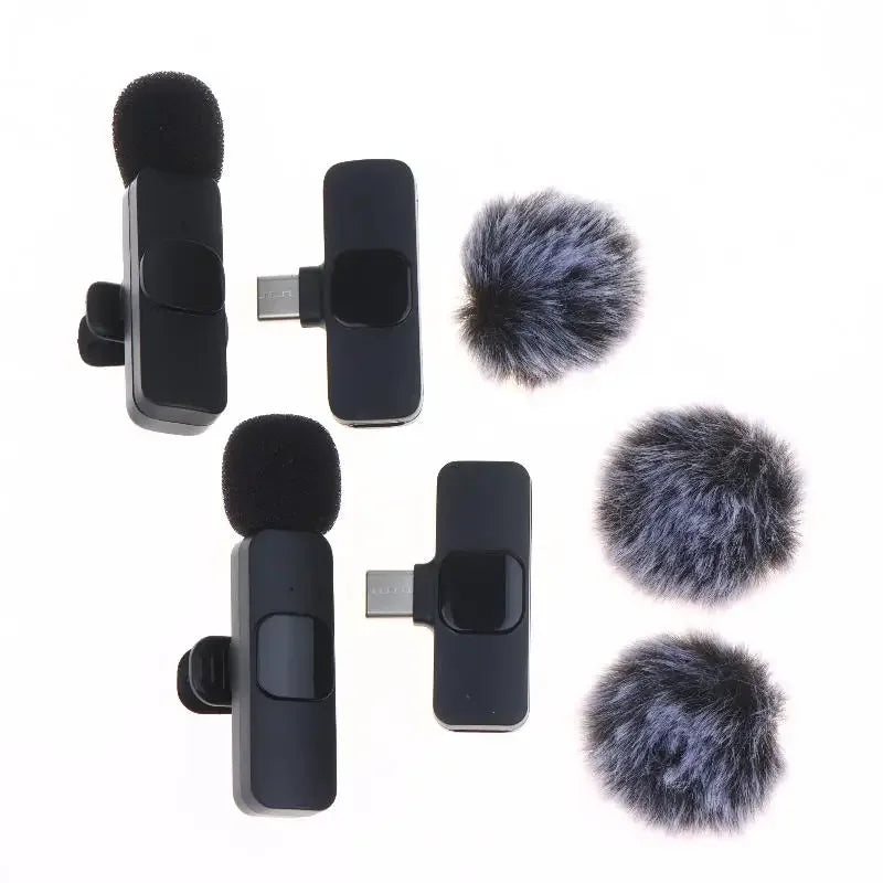 K9 Wireless Lavalier Microphone – Clear Audio for Video Recording Wireless Lavalier Mic Qme