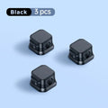 Magnetic Cable Clip Under Desk Cable Management Organizer Cable Management Clip Qme Black 3pcs