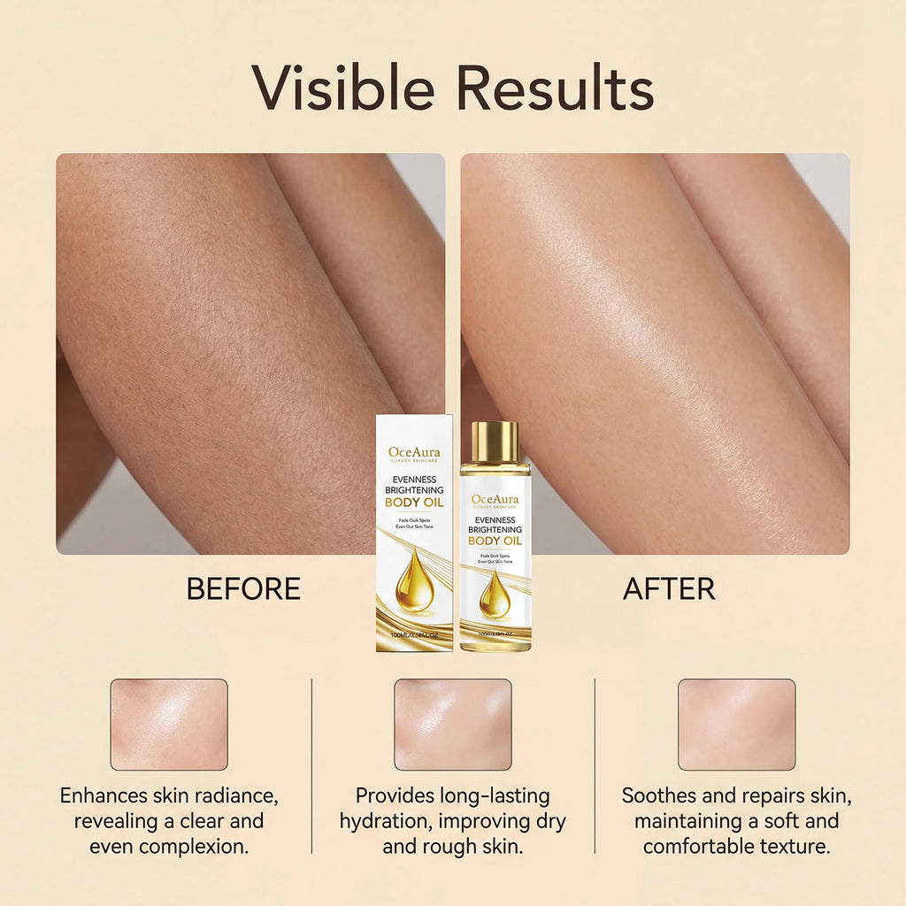 OceAura Vitamin E & Aloe Vera Moisturizing Body Oil 100ml Body Oil Qst