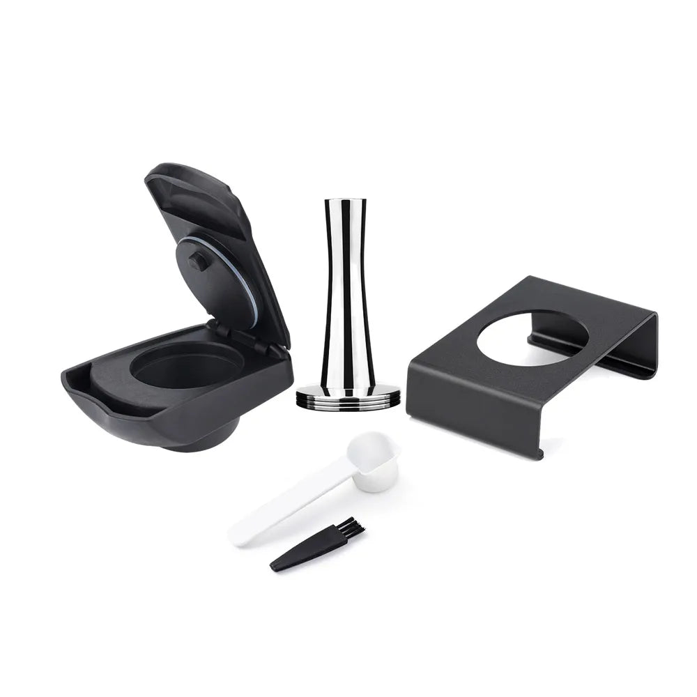 Reusable Coffee Capsule Adapter for Dolce Gusto Lumio DG325 Coffee Capsule Adapter Qst 1pod tamper 1