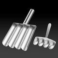Non-Stick Meatball Maker Spoon – Stainless Steel Easy Release Meatball Maker Spoon Qme 4 links